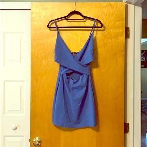 Blue cocktail dress